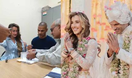दूसरी शादी के बाद शिखर धवन ने कराया मैरिज रजिस्ट्रेशन, पत्नी सोफी संग पहुंचे गुरुग्राम