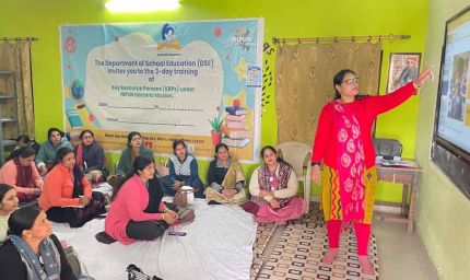 झज्जर के स्कूलों से प्रभावित हुआ विदेशी डेलीगेशन, हरियाणा के निपुण मिशन की जमकर सराहना