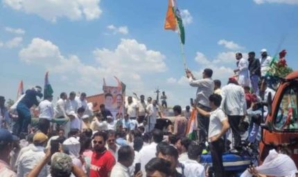 किसानों के मुद्दे पर कांग्रेस का चक्काजाम, MP के हाईवे पर घंटों थमी रफ्तार