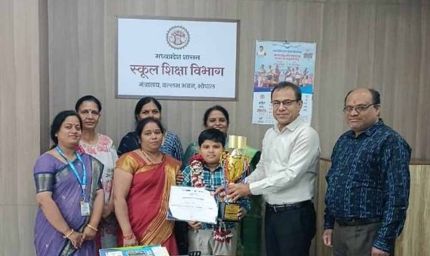 सांदीपनि विद्यालय के छात्र आराध्य ने बढ़ाया प्रदेश का मान