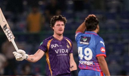 एलन की आंधी! KKR ने दिल्ली को हराया, लगातार चौथी जीत, शतक से तोड़े कई रिकॉर्ड