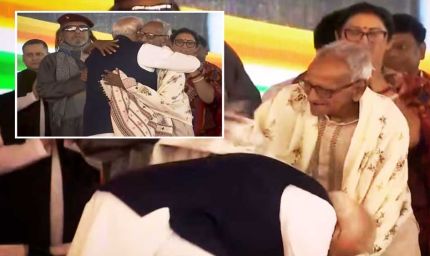शुभेंदु की शपथ से पहले PM मोदी ने माखनलाल सरकार से लिया आशीर्वाद, बंगाल को अनोखा सलाम