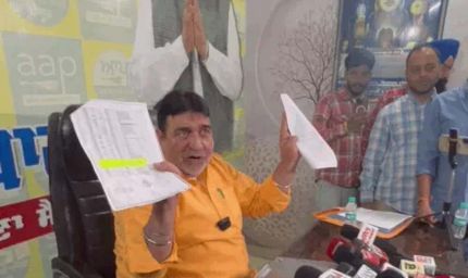लुधियाना प्रेस कॉन्फ्रेंस में गरमाई सियासत: AAP विधायक ने मजीठिया को दी खुली चुनौती