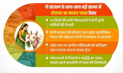 गो संरक्षण के साथ-साथ बड़ी संख्या में रोजगार का मास्टर प्लान तैयार