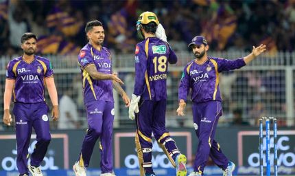 KKR  ने GT को 29 रन से हराया, प्लेऑफ की उम्मीदें कायम