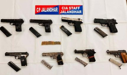 CIA स्टाफ का बड़ा ऑपरेशन, गैंगस्टर गोल्डी बराड़ के 4 शूटर गिरफ्तार; हथियारों का जखीरा बरामद