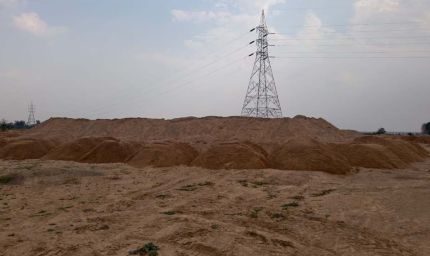 अवैध रेत भंडारण और परिवहन पर बड़ी कार्रवाई, 1740 घनमीटर रेत जप्त