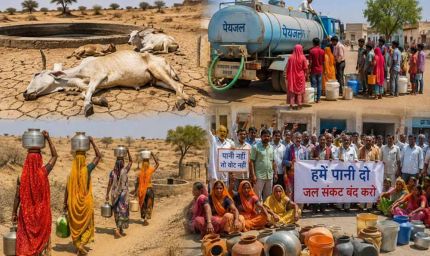 राजस्थान में भीषण जल संकट: 205 शहर-कस्बे प्रभावित, जयपुर-अजमेर में पानी की किल्लत