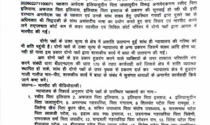 कोर्ट में सुनवाई के दौरान हंगामा, पक्षकारों में जमकर विवाद; तहसीलदार ने दर्ज कराई FIR