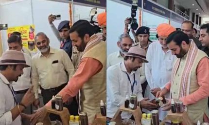 झज्जर के मधुमक्खी पालक विनय फोगाट के हनी विनेगर और बी प्रोबायोटिक पर फिदा हुए सीएम सैनी