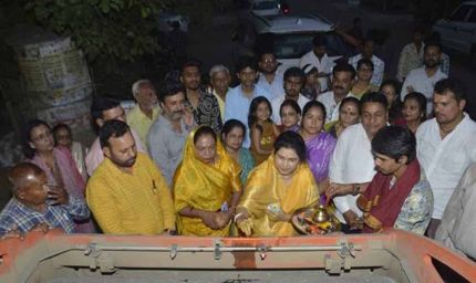राज्यमंत्री  गौर ने किया 2 करोड़ 24 लाख के डामरीकरण कार्यों का भूमि पूजन