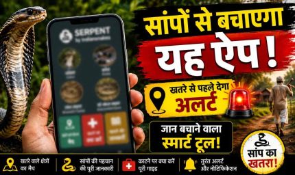 सांपों से बचाव में मदद करेगा ‘Big 4 Mapper’ ऐप: खतरे वाले इलाकों की मिलेगी जानकारी
