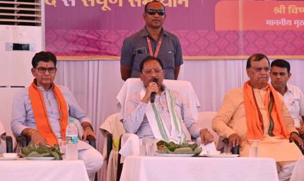 करहीबाजार समाधान शिविर में मुख्यमंत्री ने दी विकास कार्यों की सौगात