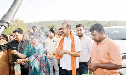 सर्वमंगला पुल सड़क का डामरीकरण व सुदृढ़ीकरण कार्य प्रारंभ