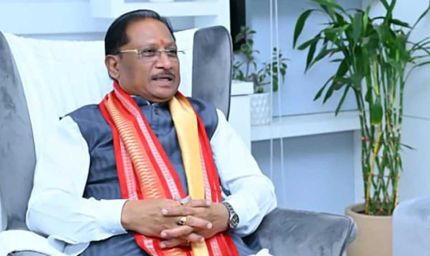 मुख्यमंत्री  विष्णुदेव साय से केंद्रीय कोयला एवं खान राज्य मंत्री  सतीश चंद्र दुबे ने की सौजन्य मुलाकात