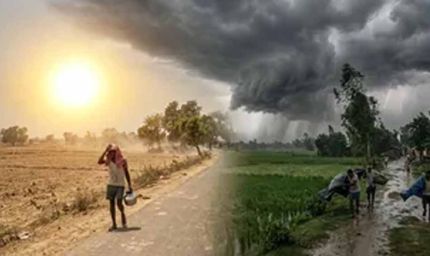 यूपी में मौसम के दो रंग: कहीं आंधी-बारिश तो कहीं 47 डिग्री की झुलसाने वाली गर्मी