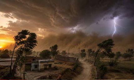 उमस भरी गर्मी से मिलेगी राहत, 8 डिग्री तक लुढ़केगा पारा; तूफान का अलर्ट