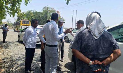 रायपुर : लोक निर्माण विभाग के सचिव ने सड़कों का काम देखा