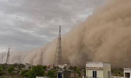 राजस्थान में रेत का खौफनाक बवंडर, दिन में छाया अंधेरा; सड़कों पर थम गई रफ्तार