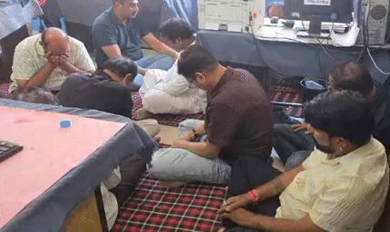 हरियाणा में जुए के अड्डे पर पुलिस का बड़ा छापा, नकदी समेत 25 जुआरी गिरफ्तार
