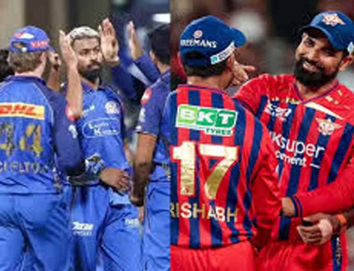 MIvs LSG: प्लेऑफ की उम्मीद बचाने की जंग