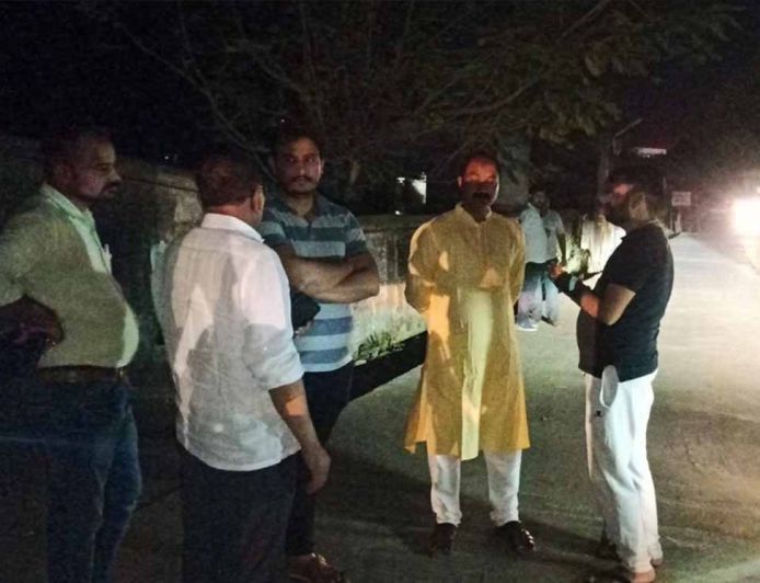 नरसिंहपुर हादसा: मजदूरों पर गिरा डीडीएस टैंक, दो की मौके पर दर्दनाक मौत