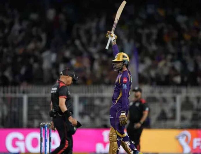 KKR का रन तूफान, GT के सामने 248 रनों का विशाल लक्ष्य; फिन एलेन, रघुवंशी और ग्रीन की फिफ्टी