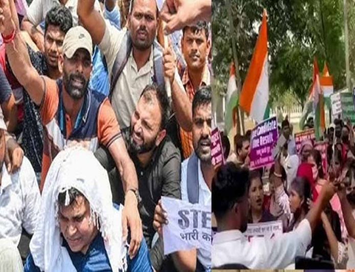 पटना में TRE-4 भर्ती को लेकर छात्रों का जोरदार प्रदर्शन, कई अभ्यर्थी हिरासत में