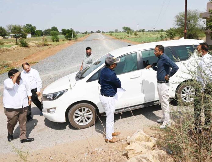लोक निर्माण विभाग के सचिव ने निर्माणाधीन राष्ट्रीय राजमार्ग-130ए का किया निरीक्षण