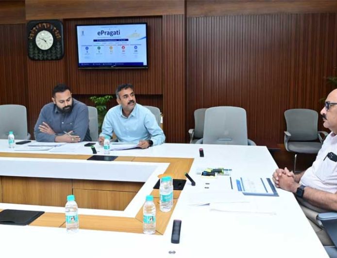 मुख्य सचिव ने ई-प्रगति पोर्टल पर जियोटैग फोटो के साथ रिपोर्ट अपलोड करने के दिए निर्देश