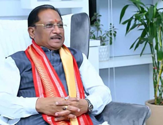 मुख्यमंत्री  विष्णुदेव साय से केंद्रीय कोयला एवं खान राज्य मंत्री  सतीश चंद्र दुबे ने की सौजन्य मुलाकात