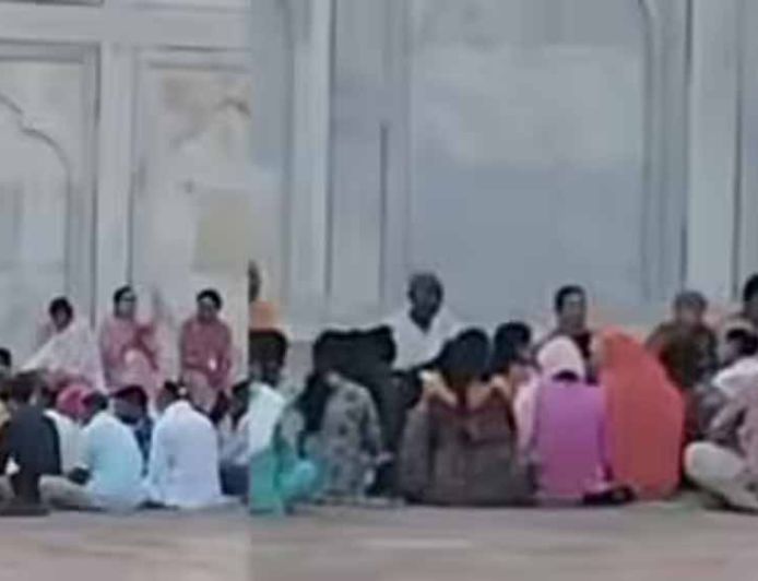 ताजमहल में भजन-कीर्तन का वीडियो वायरल, सुरक्षा व्यवस्था पर उठे सवाल
