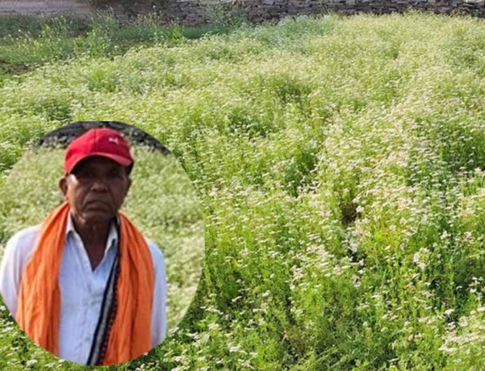 महासमुंद के किसान रतिराम की बदली किस्मत, धनिया की खेती से बढ़ी आमदनी