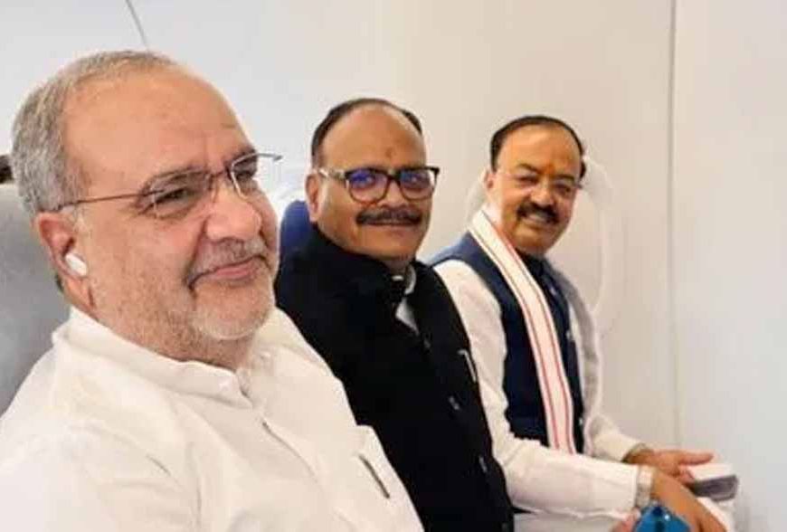 केशव प्रसाद मौर्य और ब्रजेश पाठक दिल्ली में, यूपी में मंत्रिमंडल विस्तार की अटकलें तेज