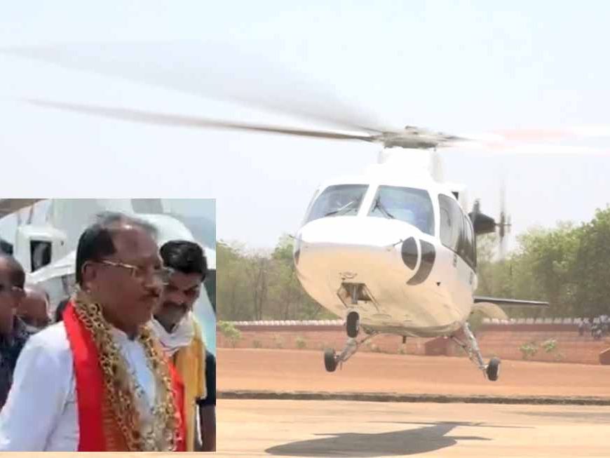 कवर्धा में CM साय का सरप्राइज दौरा: हेलिकॉप्टर से उतरे, पेड़ के नीचे चौपाल लगाकर सुनी समस्याएं