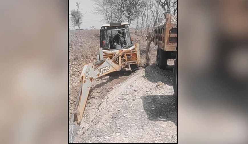 खंडवा में अवैध उत्खनन रोकने गए पटवारी पर जानलेवा हमला, ट्रैक्टर से कुचलने की कोशिश
