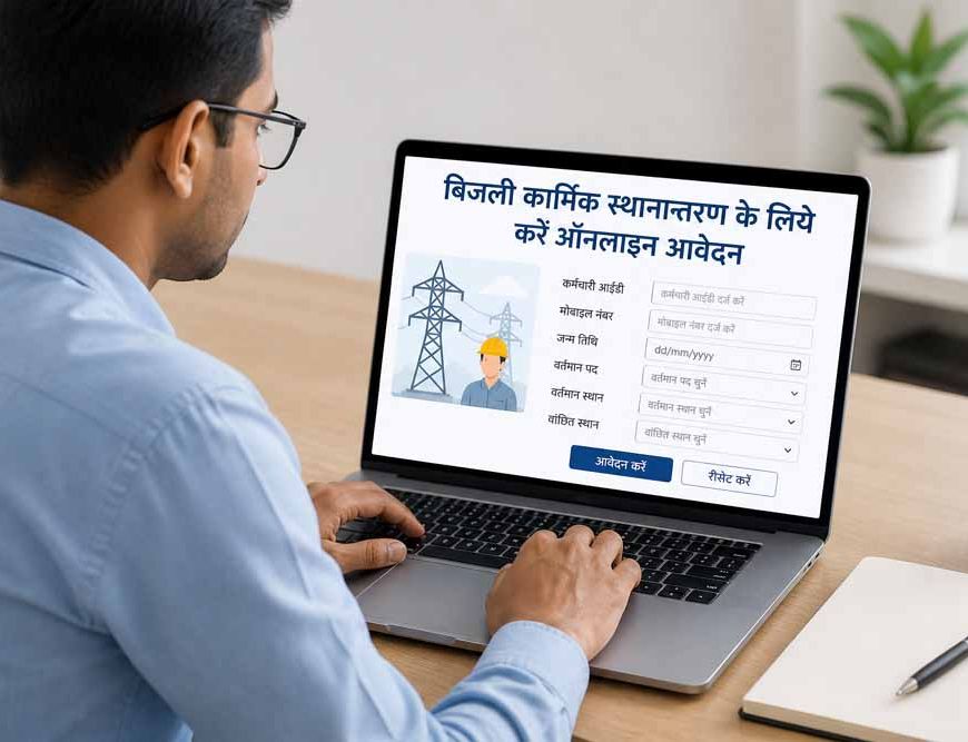 बिजली कार्मिक स्थानान्तरण के लिये करें ऑनलाइन आवेदन