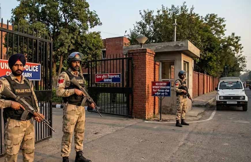 जालंधर-अमृतसर धमाकों के बाद अलर्ट, चंडीगढ़ पुलिस मुख्यालय पर लगे बुलेटप्रूफ गेट