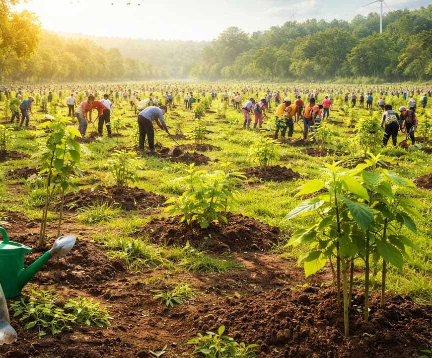 यूपी में पौधारोपण महाअभियान, 35 करोड़ पौधे लगाने की तैयारी, बनेगा ‘नवीन विशिष्ट वन’ मॉडल