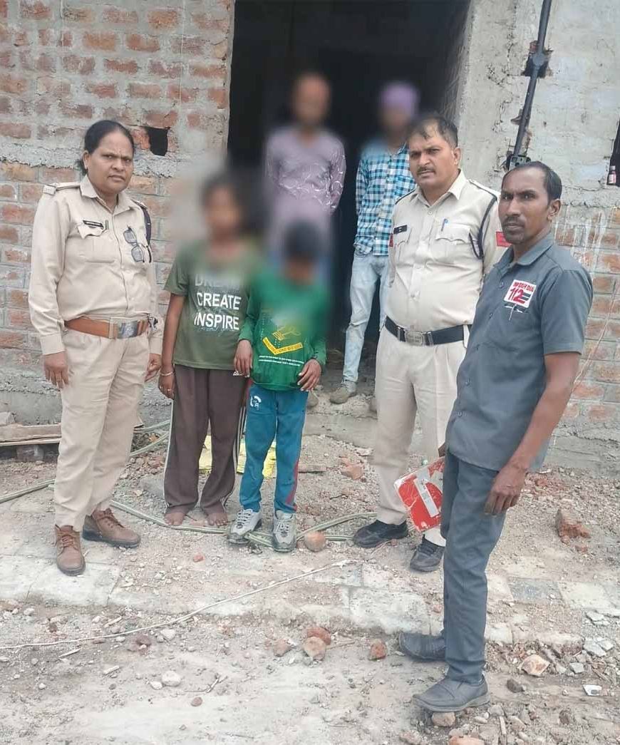 इंदौर के डायल 112 हीरोज संवेदनशीलता और तत्परता से भटके बालक को सुरक्षित परिजनों से मिलाया
