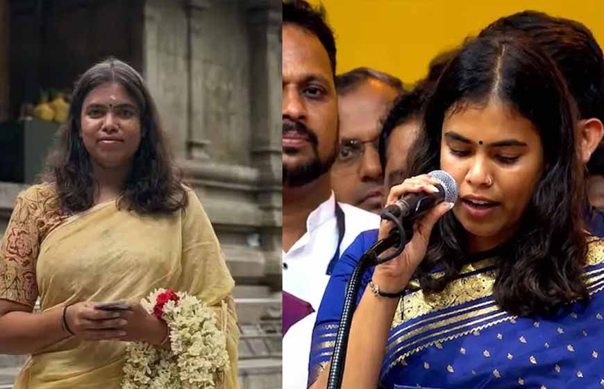 तमिलनाडु की इकलौती महिला मंत्री एस कीर्तना ने विधानसभा में शपथ नहीं ली, वजह जानें