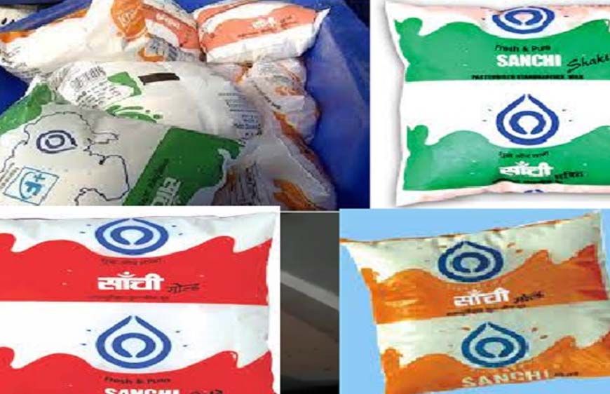 मध्यप्रदेश में दूध पर महंगाई की मार: सांची ने फिर बढ़ाए दाम, कल से 2 रुपये लीटर महंगा मिलेगा