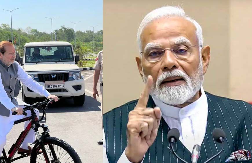 VIP कल्चर पर ब्रेक: छोटे हुए काफिले, मंत्री साइकिल और विधायक ट्रेन से पहुंचे दफ्तर