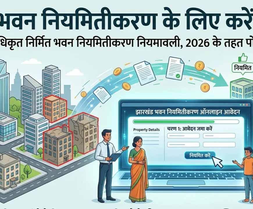 झारखंड में बड़ी पहल,अवैध भवनों के नियमितीकरण के लिए ऑनलाइन पोर्टल लॉन्च