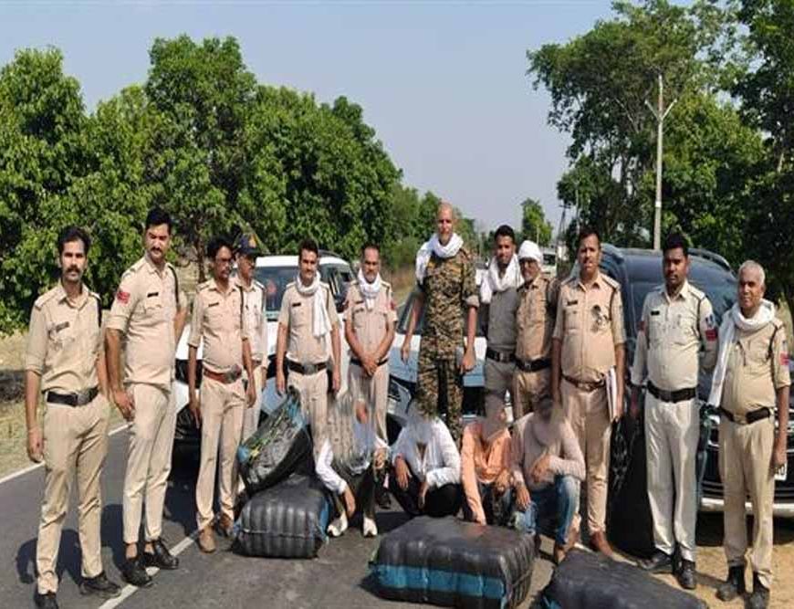 मध्यप्रदेश पुलिस की नशे के विरुद्ध प्रभावी कार्यवाही