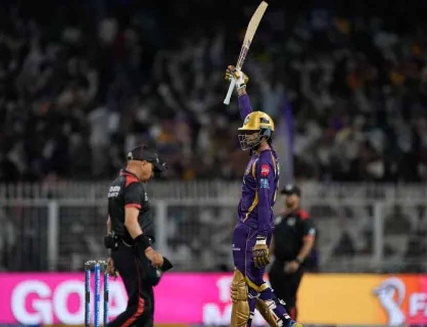 KKR का रन तूफान, GT के सामने 248 रनों का विशाल लक्ष्य; फिन एलेन, रघुवंशी और ग्रीन की फिफ्टी