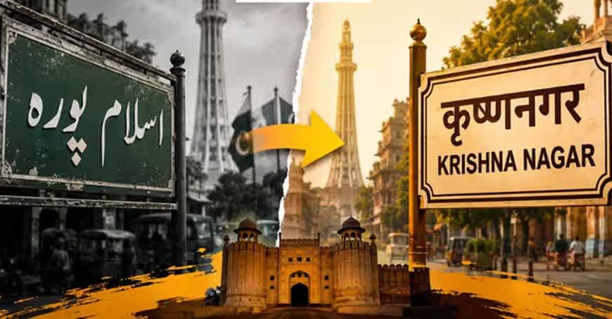 लाहौर में मोहल्लों के नाम बदलकर लौटाई जा रही हिंदू पहचान, पाकिस्तान में शुरू हुआ नया अभियान