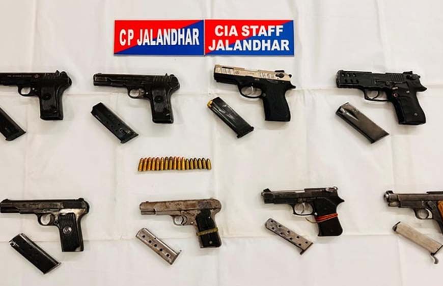 CIA स्टाफ का बड़ा ऑपरेशन, गैंगस्टर गोल्डी बराड़ के 4 शूटर गिरफ्तार; हथियारों का जखीरा बरामद