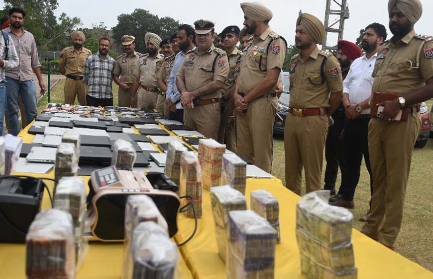 लुधियाना साइबर फ्रॉड का बड़ा खुलासा, 450 म्यूल अकाउंट्स से करोड़ों का ट्रांजैक्शन; 4 मास्टरमाइंड गिरफ्तार