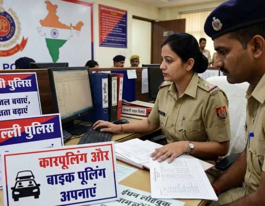दिल्ली पुलिस का बड़ा आदेश: ईंधन बचत के लिए वाहनों के इस्तेमाल पर सख्ती